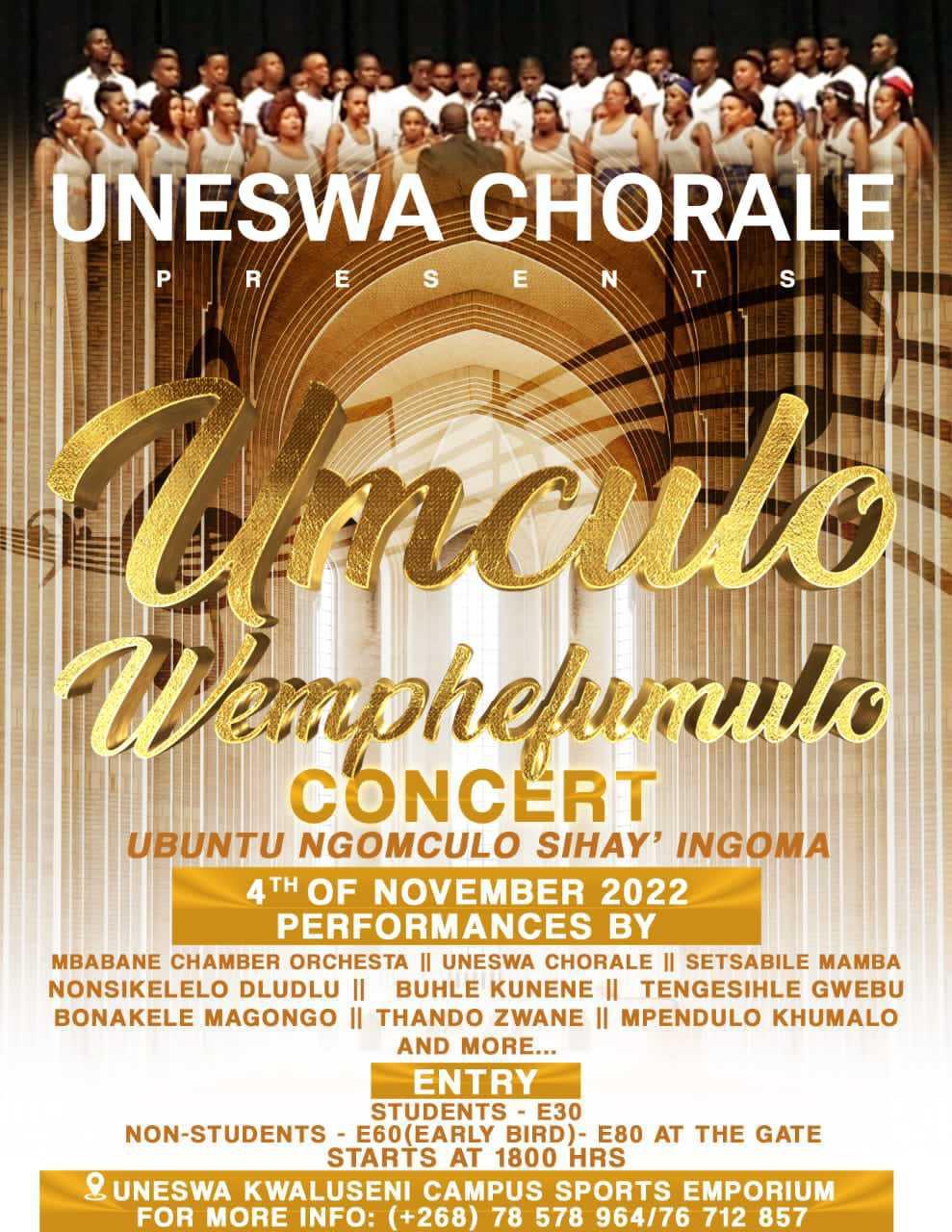 Umculo Wemphefumulo Concert Pic